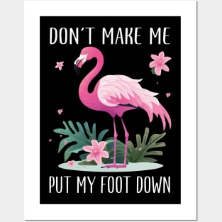 Pink Paradise Flamingo Love, Must-Have Tee for Tropical Vibes Posters and Art